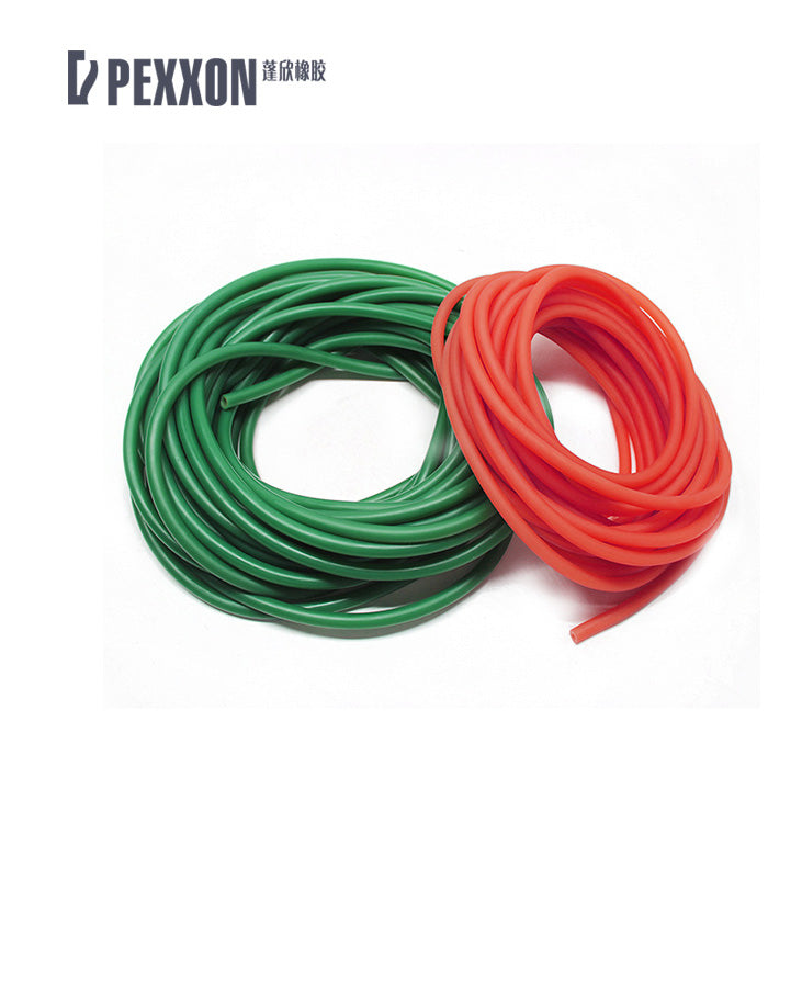 Colorful silicone rubber high-temperature resistant and wear-resistant round pipe
