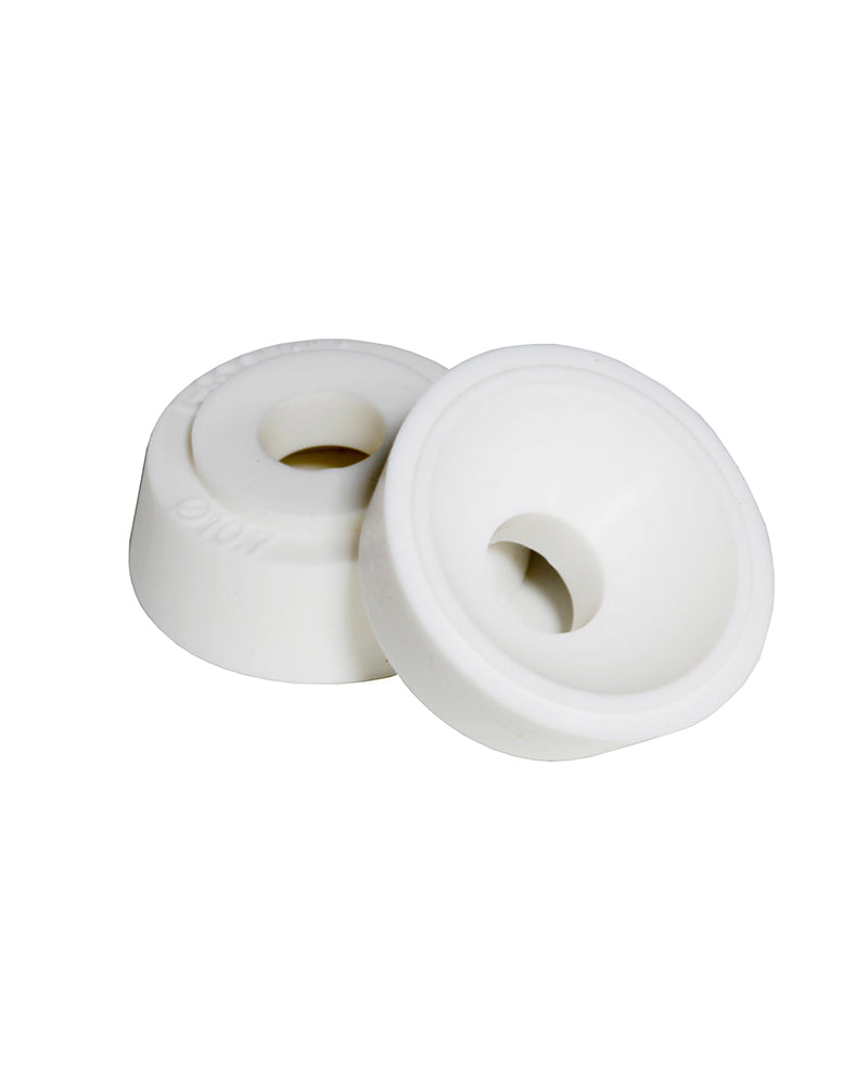 Conical silicone plug with hole (high elasticity); silicone tube cap seals the pipe opening