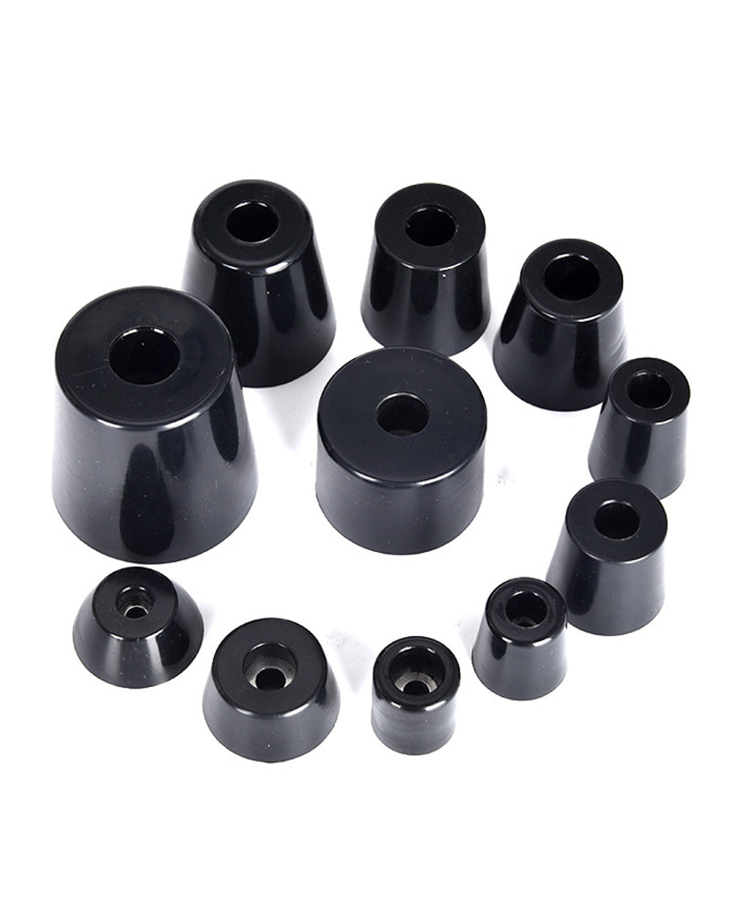 Rubber foot pads for furniture elevation and anti-slip Shock-absorbing rubber foot pad sheets Cylindrical rubber pads
